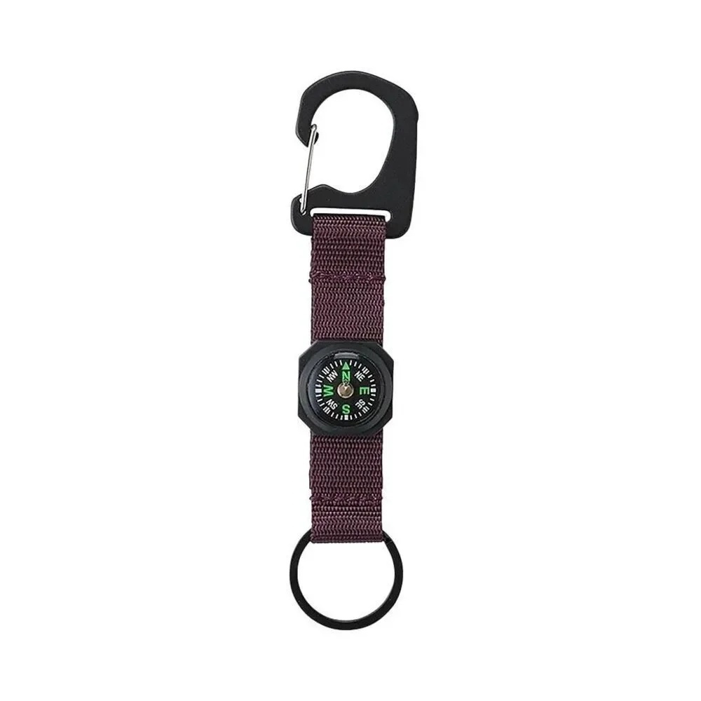 Gramicci Compass Keyring Purple Minimalist Outdoor Keychain w/ Compass New